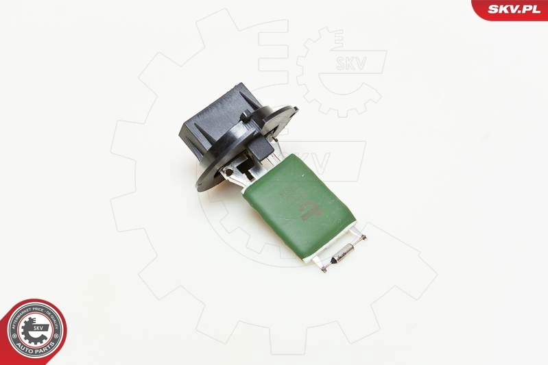 Resistor, interior blower